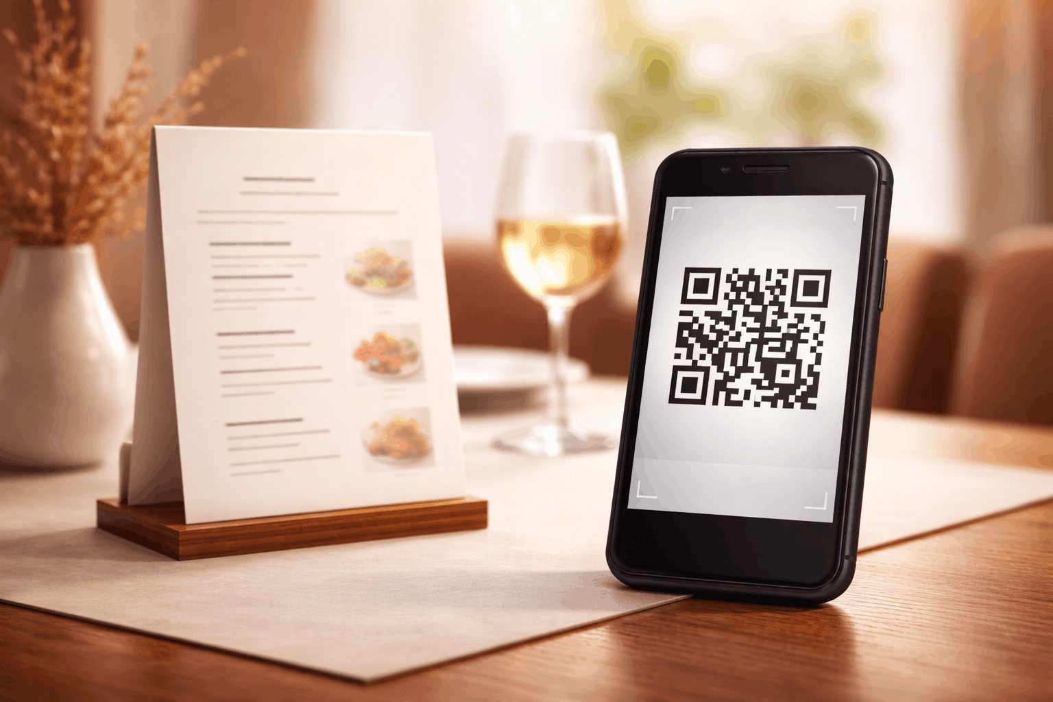 How to create a menu QR code for sharing digital restaurant menus