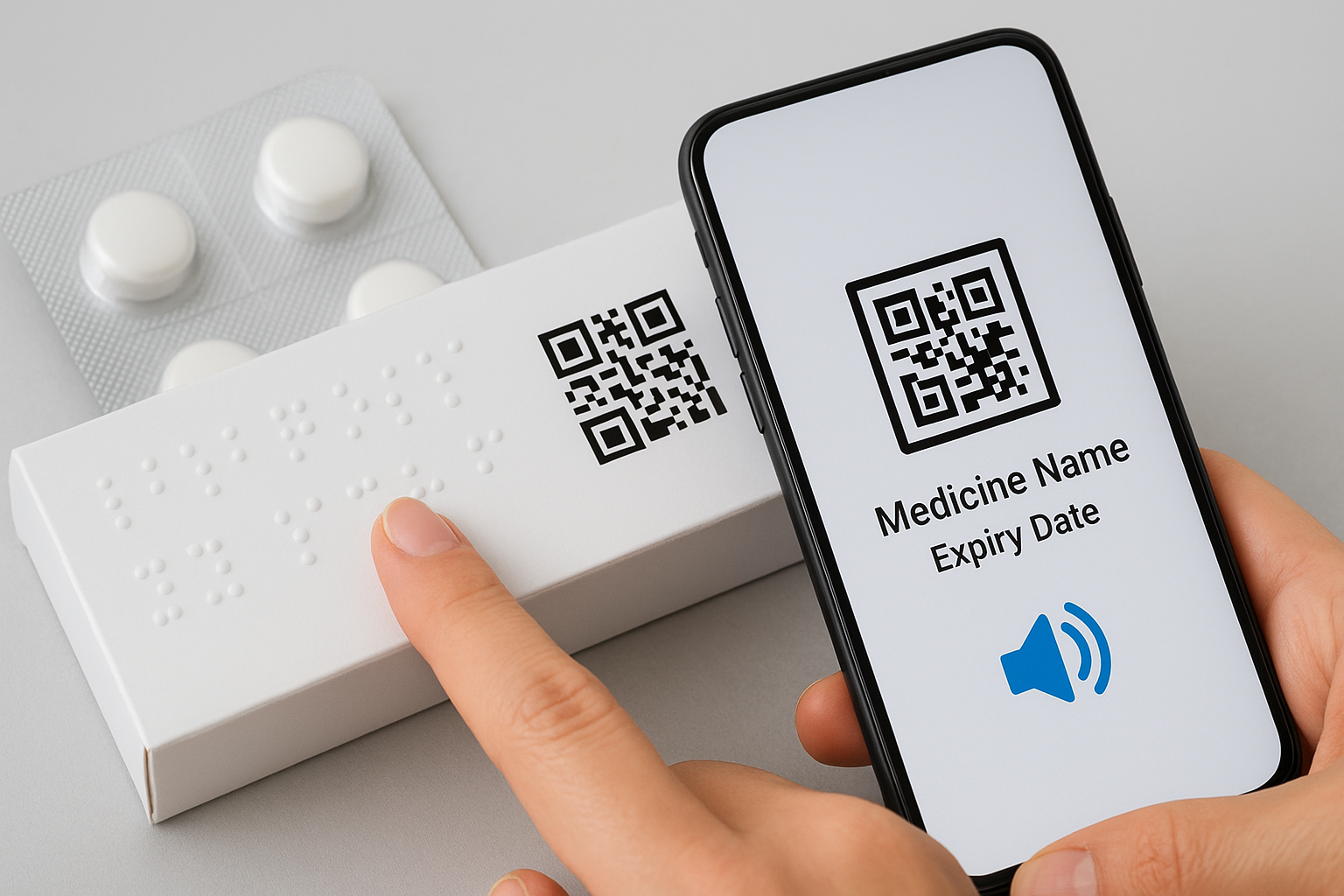 Medicines in India May Soon Feature Braille Labels & Audio QR Codes