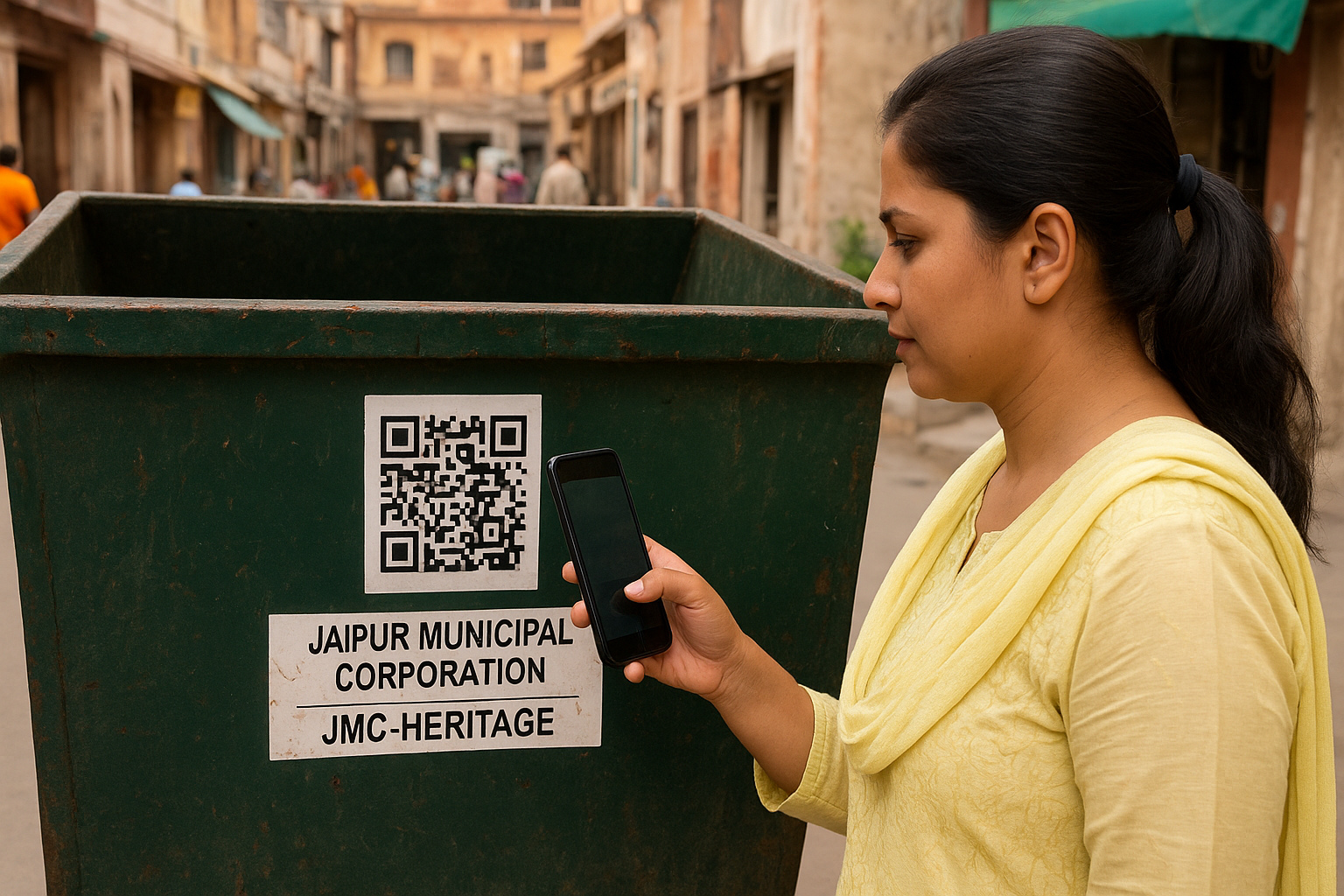 QR Codes Make Garbage Complaint Process Smarter: JMC-Heritage's New Initiative in Jaipur