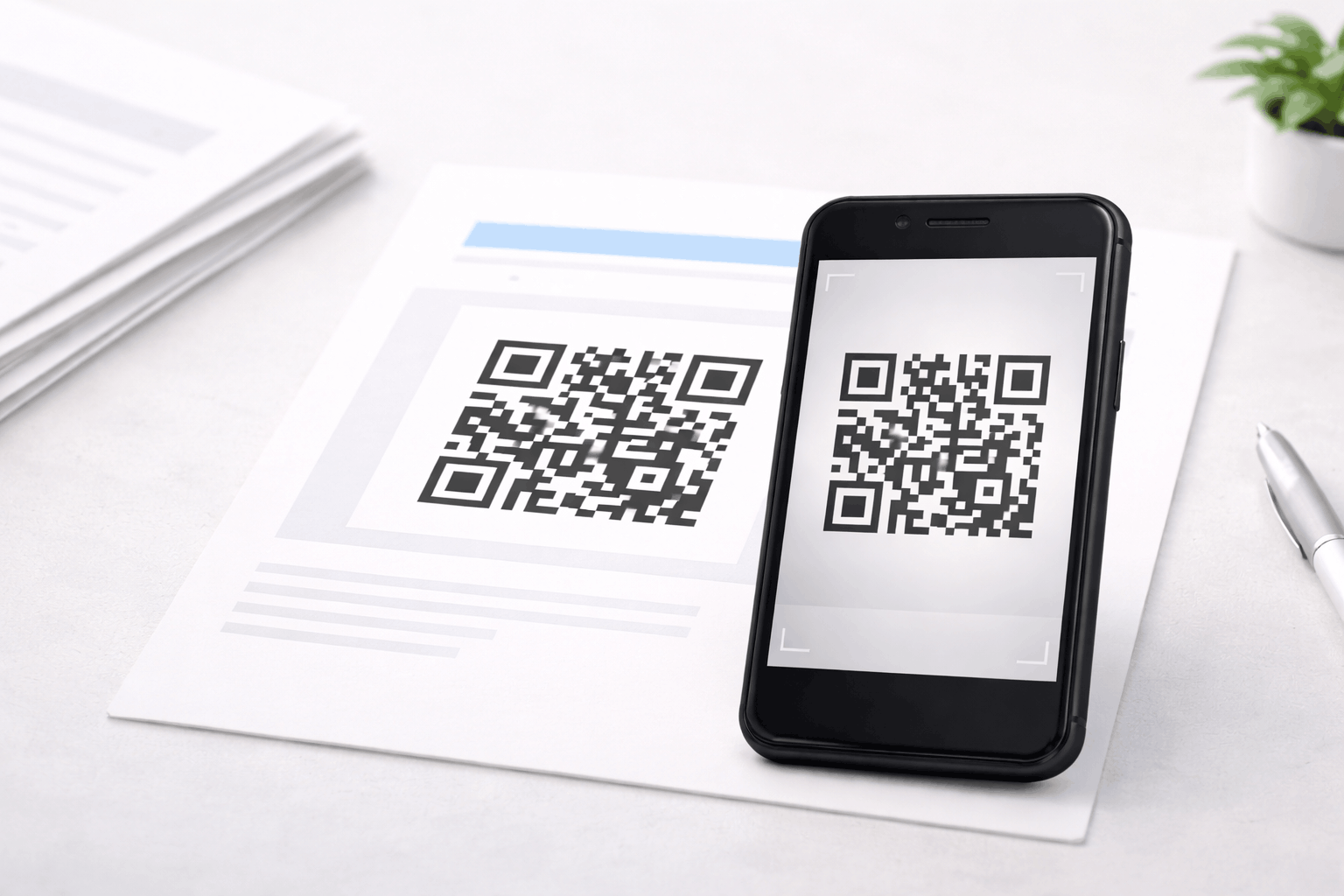 How to create a file QR code for sharing documents like PDF or Word files
